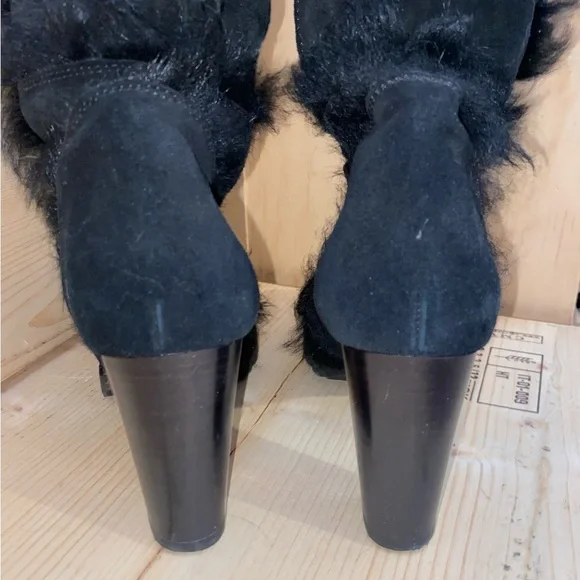 Coach suede tall heeled boots - Picture 6 of 12